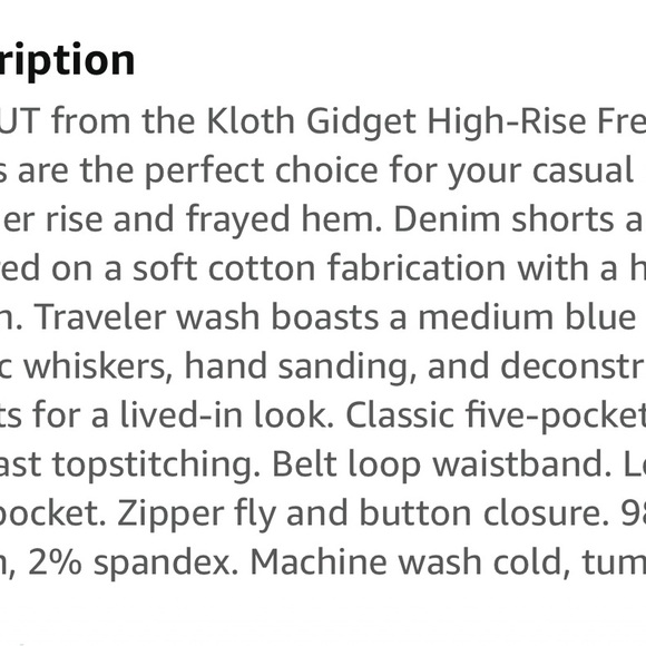 KUT From The Kloth Gidget Shorts - Picture 5 of 7
